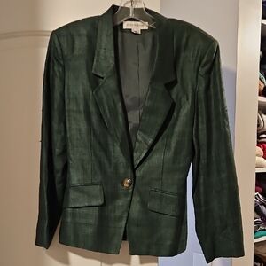 Jones New York Forest Green Women's Blazer